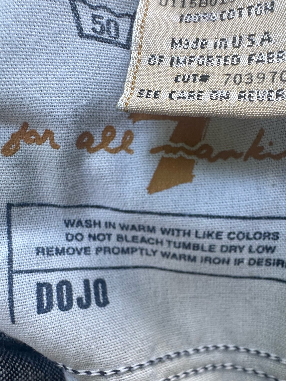 7 For All Mankind DOJO Wide Leg Made In The USA Vintage Y2K Denim Classic - Picture 14 of 16